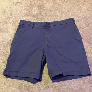 Navy blue dress shorts